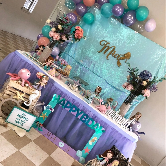 New tulle tutu table skirt for party many colors custom made 72" 2 yards 🎃👻 - Picture 5 of 13